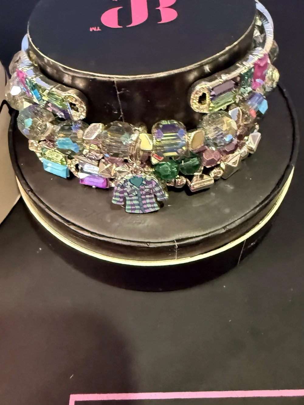 Cozy Christmas Multicolor Crystal Bracelet Set - Silver Plating